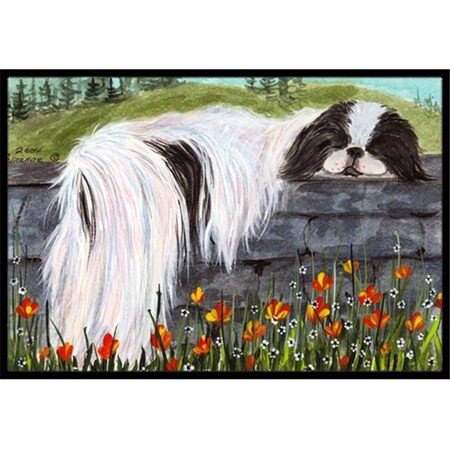 Carolines Treasures Carolines Treasures SS8030MAT 18 x 27 in. Japanese Chin Indoor Outdoor Mat SS8030MAT